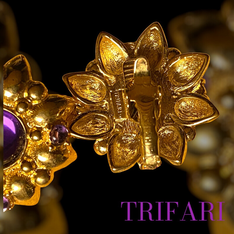Vintage Trifari earrings never worn