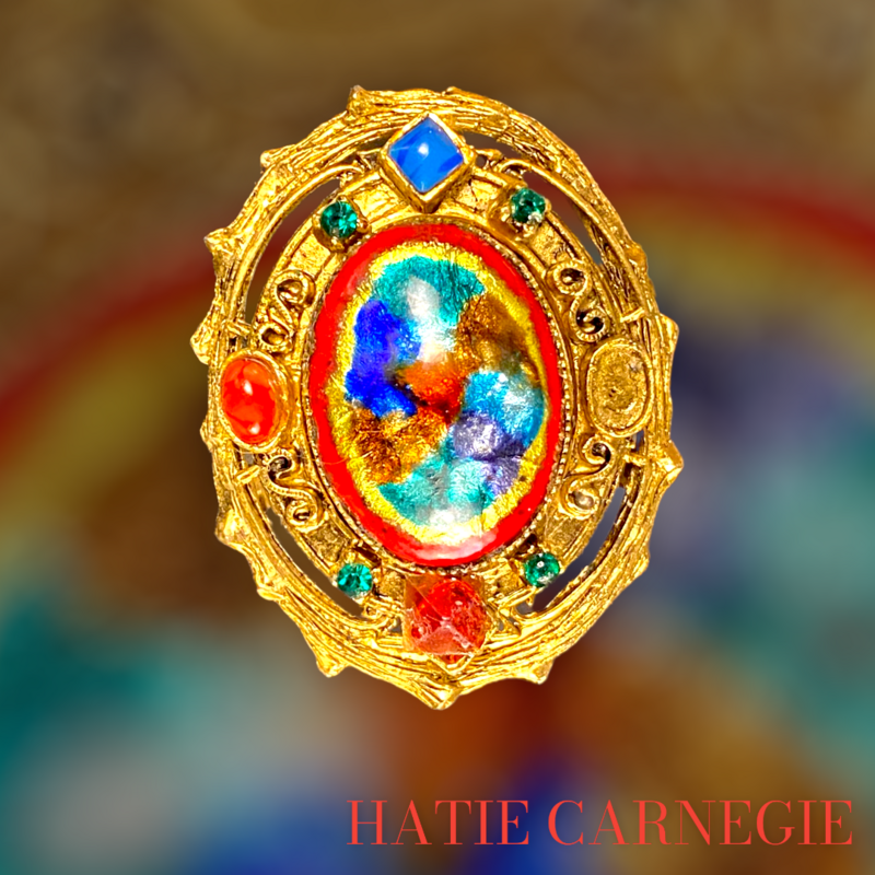 Broche vintage HATIE CARNEGIE