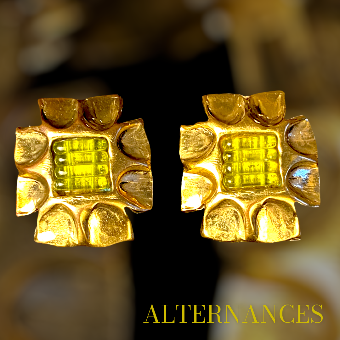 ALTERNANCES vintage earrings