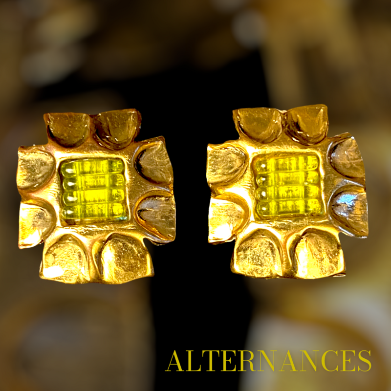 ALTERNANCES vintage earrings