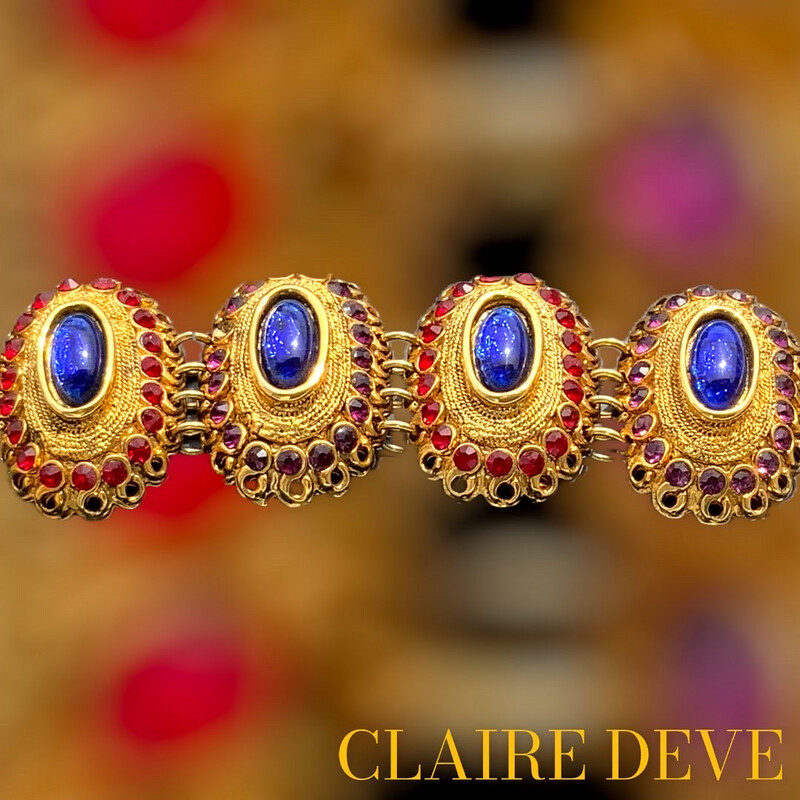 Bracelet Vintage cristal Swarovski CLAIRE DEVE