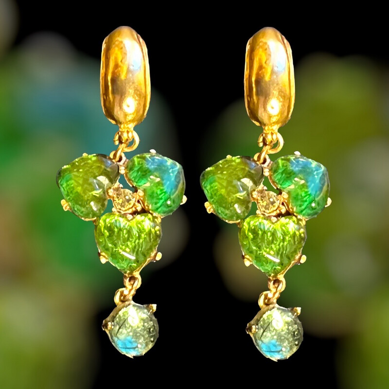 Boucles d’oreilles vintage Isaky