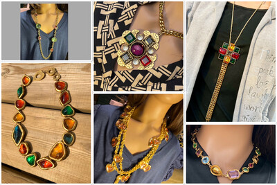 YVES SAINT LAURENT ,LES COLLIERS….
