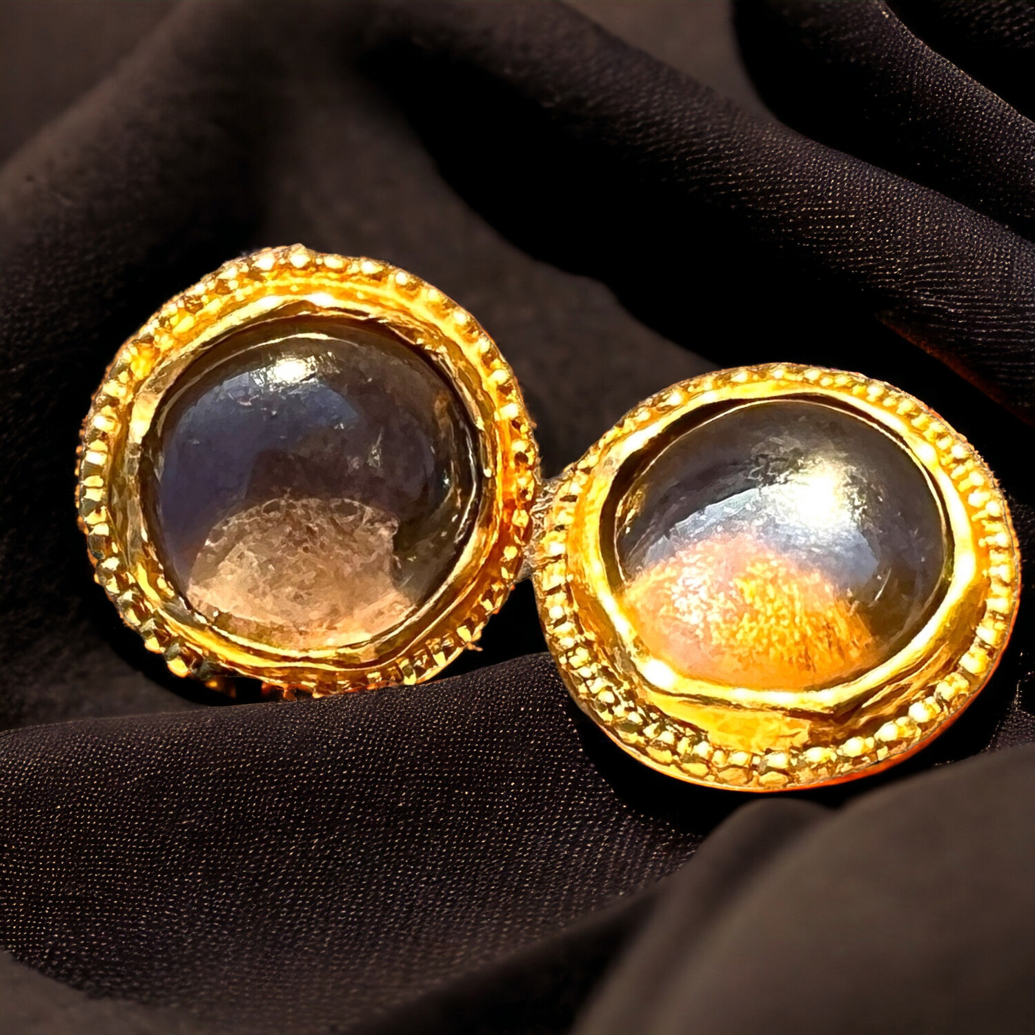 Vintage Chanel Gripoix earrings