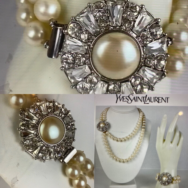  Bracelet vintage Yves Saint Laurent, chic et raffiné 