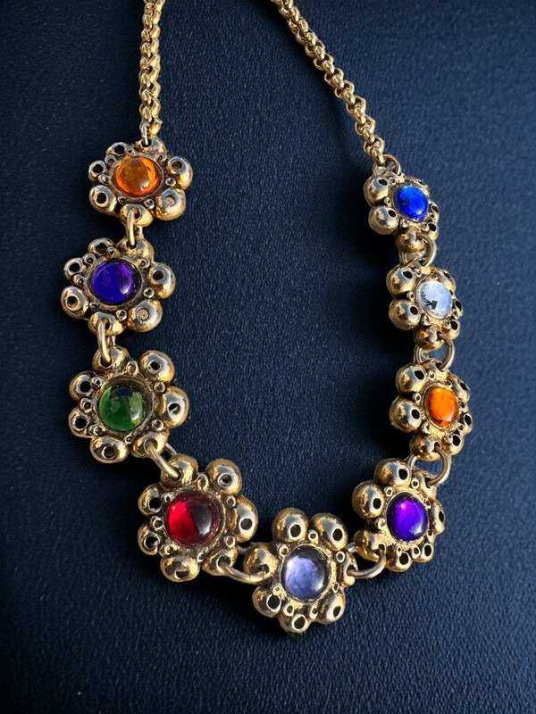 Collier vintage signé Philippe Audibert 1980