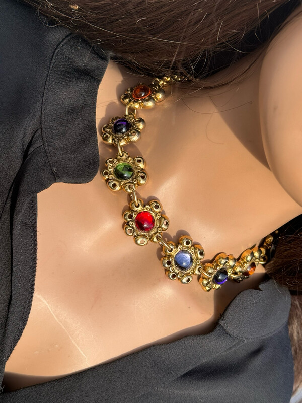 Collier vintage signé Philippe Audibert 1980