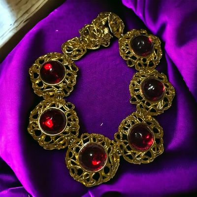 Collier vintage Yves saint Laurent modèle cage ( seul) 