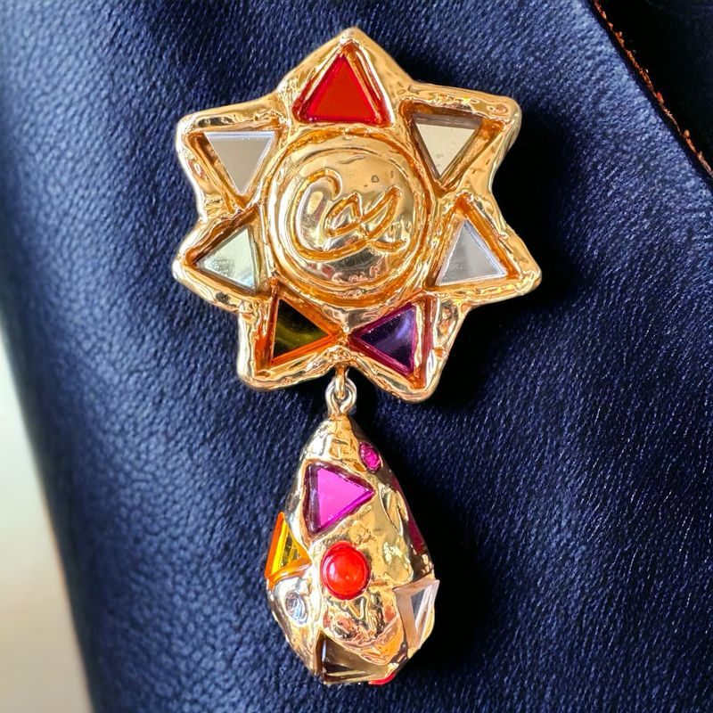 Delicious Christian Lacroix vintage brooch