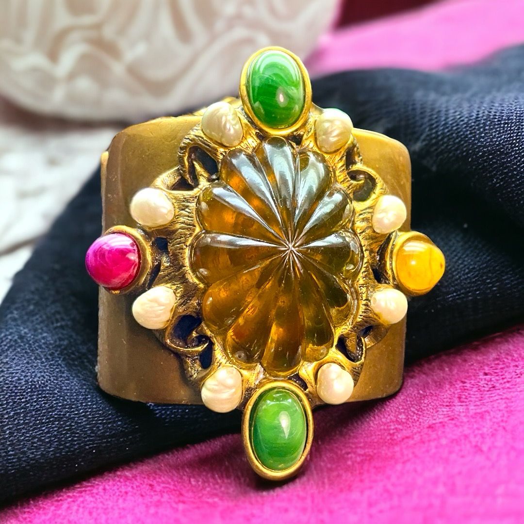 Vintage cuff Oscar de La renta, sublime...