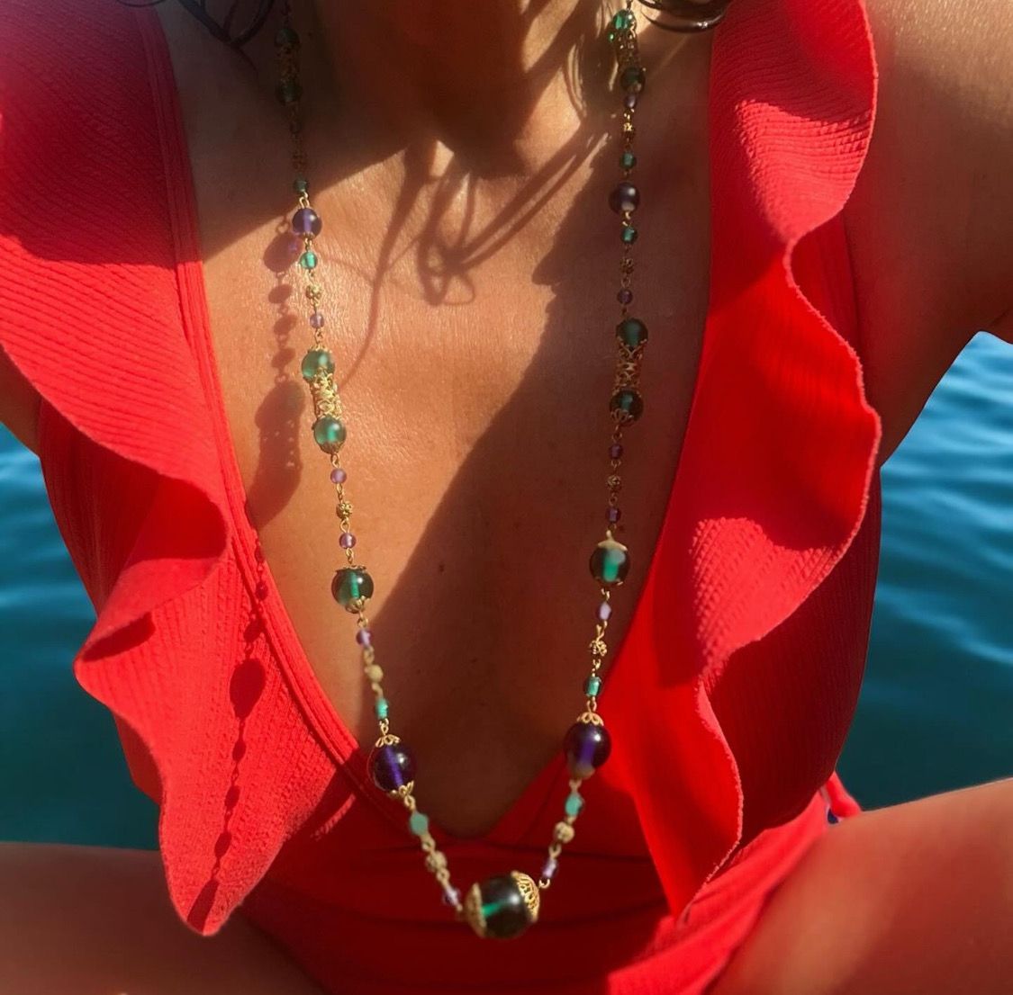 Chanel Gripoix 1940s necklace 