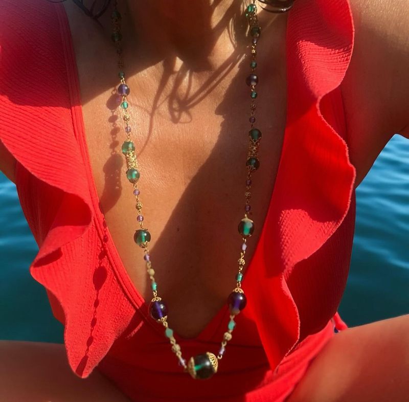 Chanel Gripoix 1940s necklace 