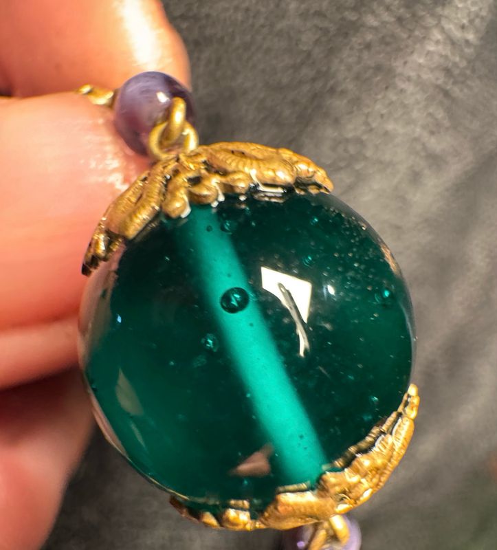 Chanel Gripoix 1940s necklace 