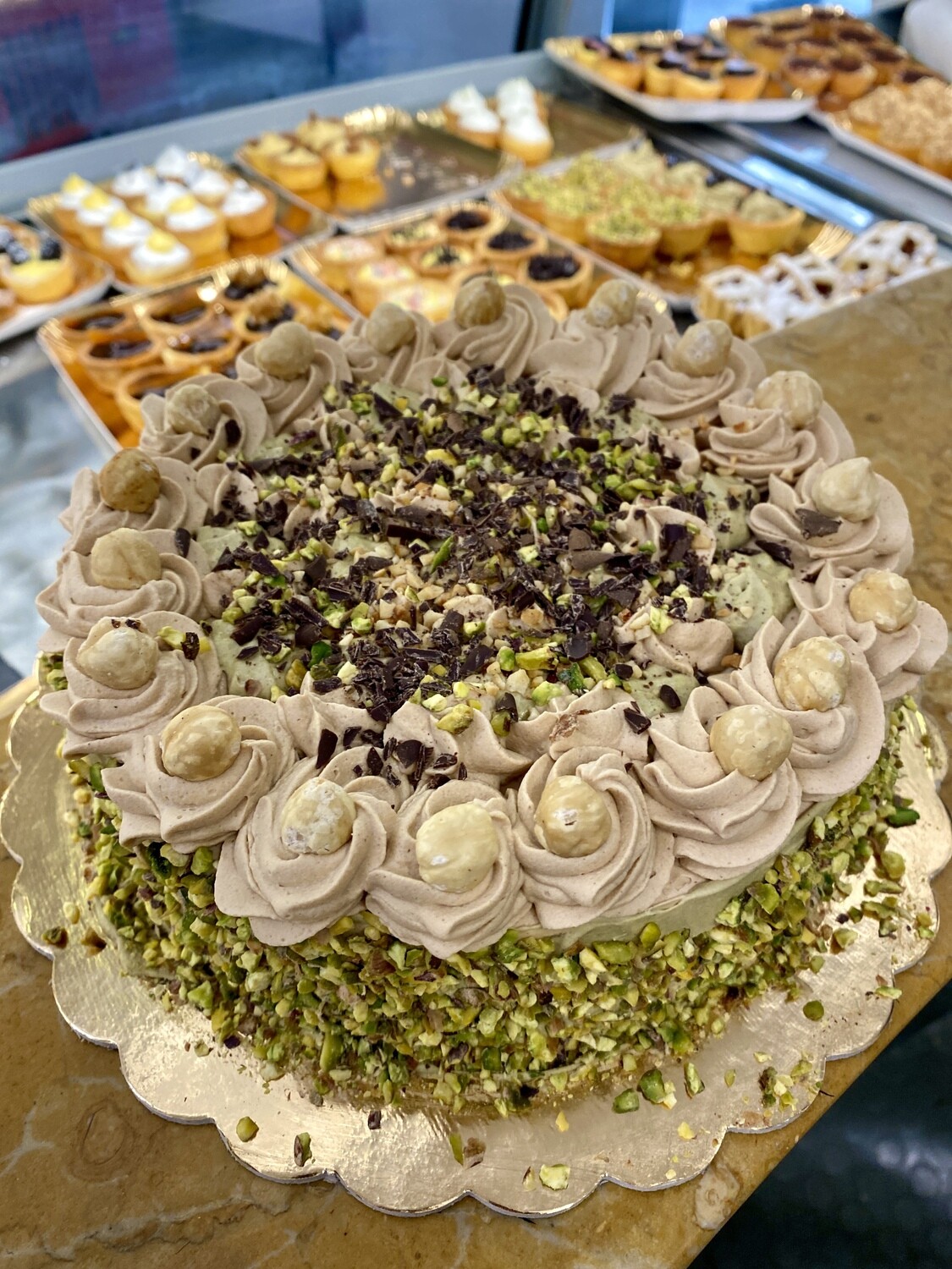 Torta Chantilly Panna e Caffe o Panna e Nocciola Vegana Senza lattosio,Senza latte,Senza uova, Senza Glutine