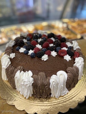 Torta chantilly al cioccolato Vegana ,Senza latte,Senza lattosio,Senza uova, Senza glutine