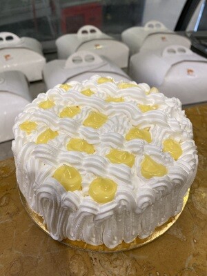 Torta Chantilly tonda con Crema pasticcera e panna Vegana ,Senza lattosio,Senza latte,Senza uova,Senza Glutine