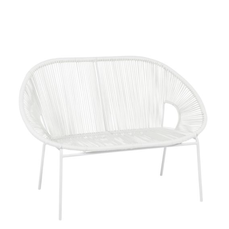 Banquette Acapulco blanche