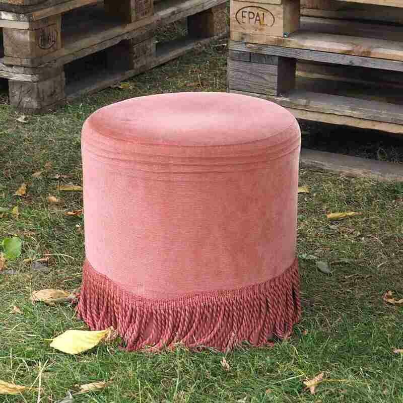 Pouf crapaud rose Pouf crapaud rose