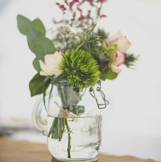 Bocal verre le parfait transparent couvercle verre