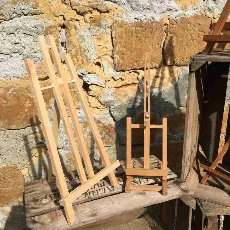 Chevalet en bois de table grand
