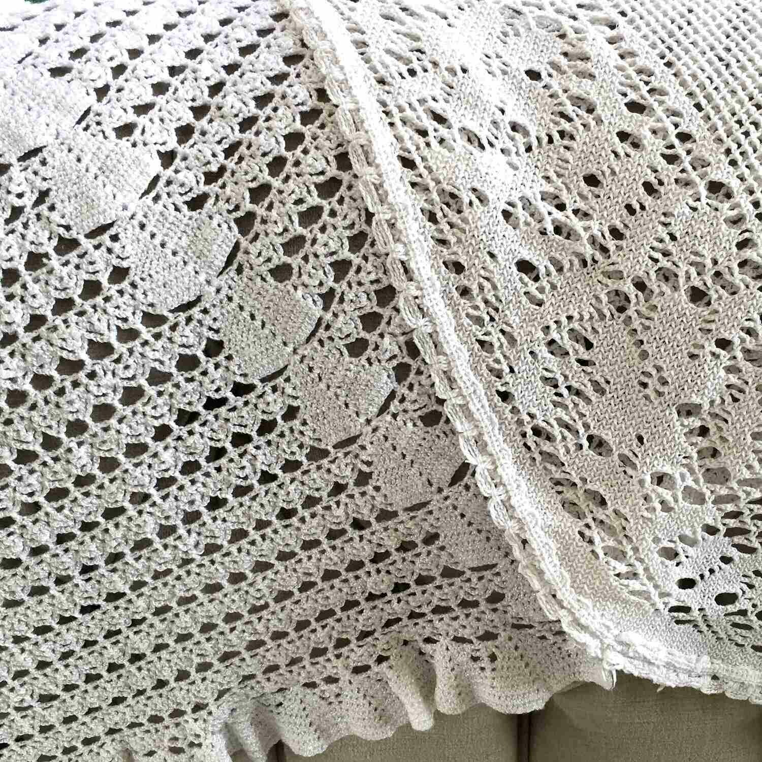 Nappe crochet ovale