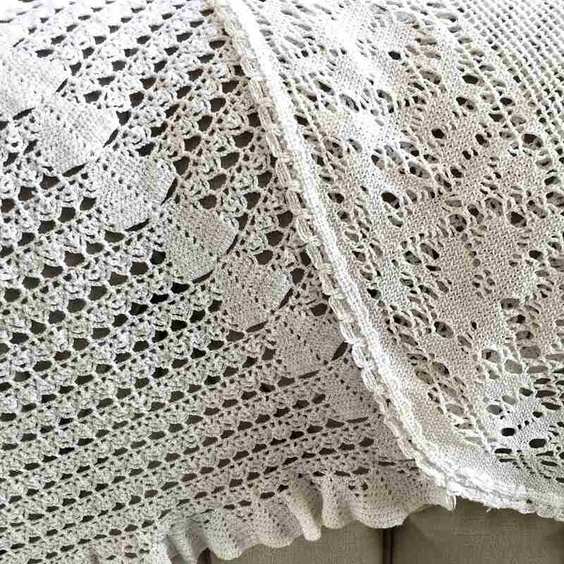 Nappe crochet ronde