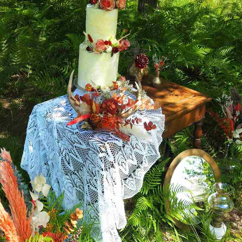 Nappe crochet ronde