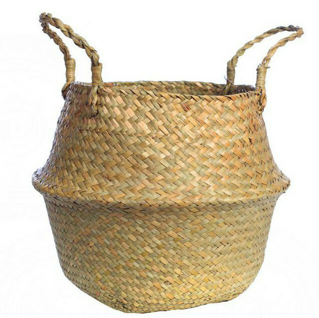 Panier en palmier rond petit