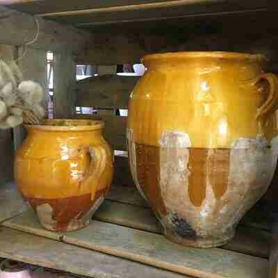Pot en grès ancien petit
