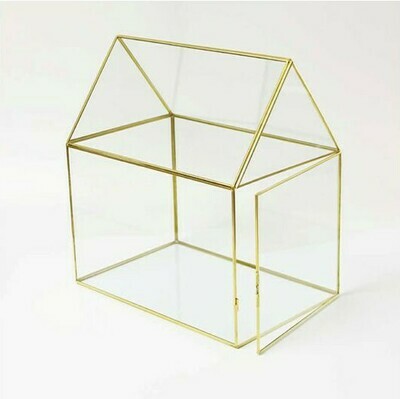 Urne laiton et verre
