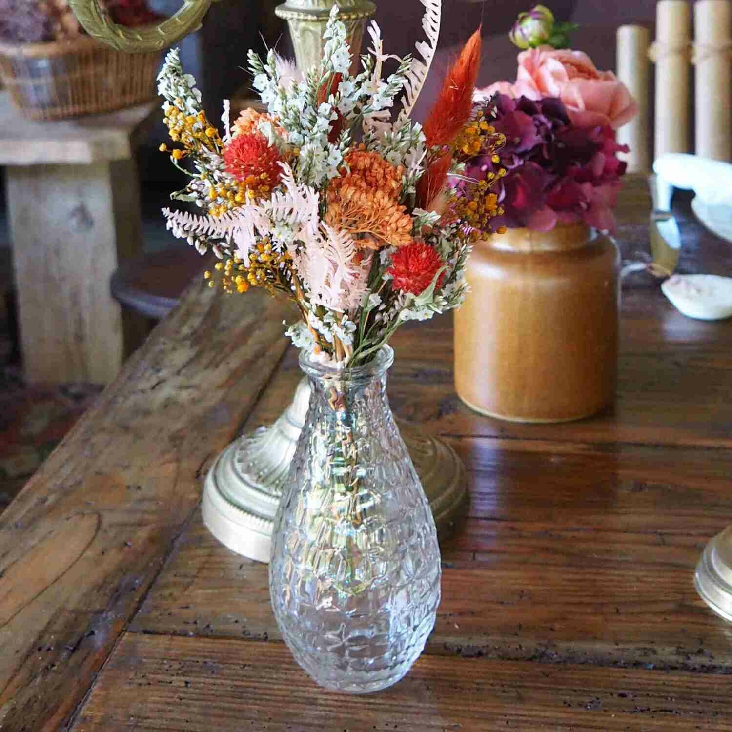 Vase verre bouteille petit