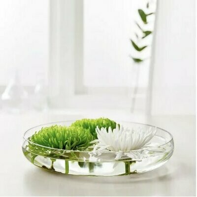 Vase verre plat