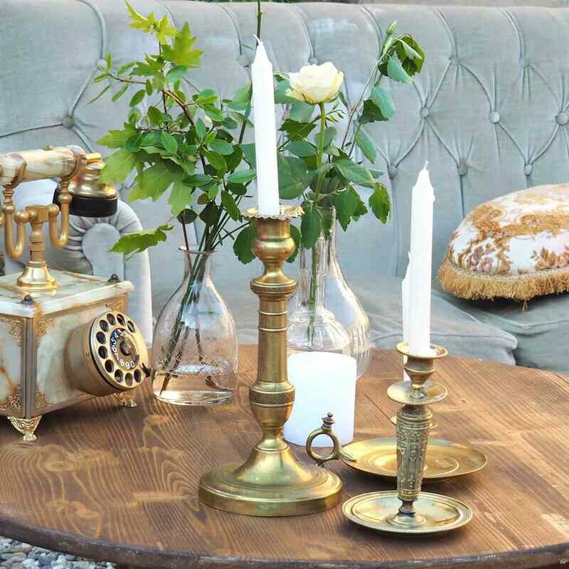 Chandelier laiton simple