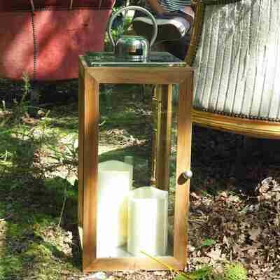 Lanterne bois grande