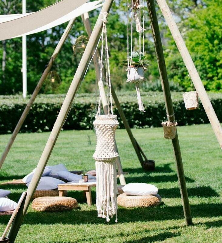 Luminaire Macramé