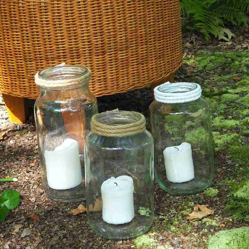 Photophore verre grand