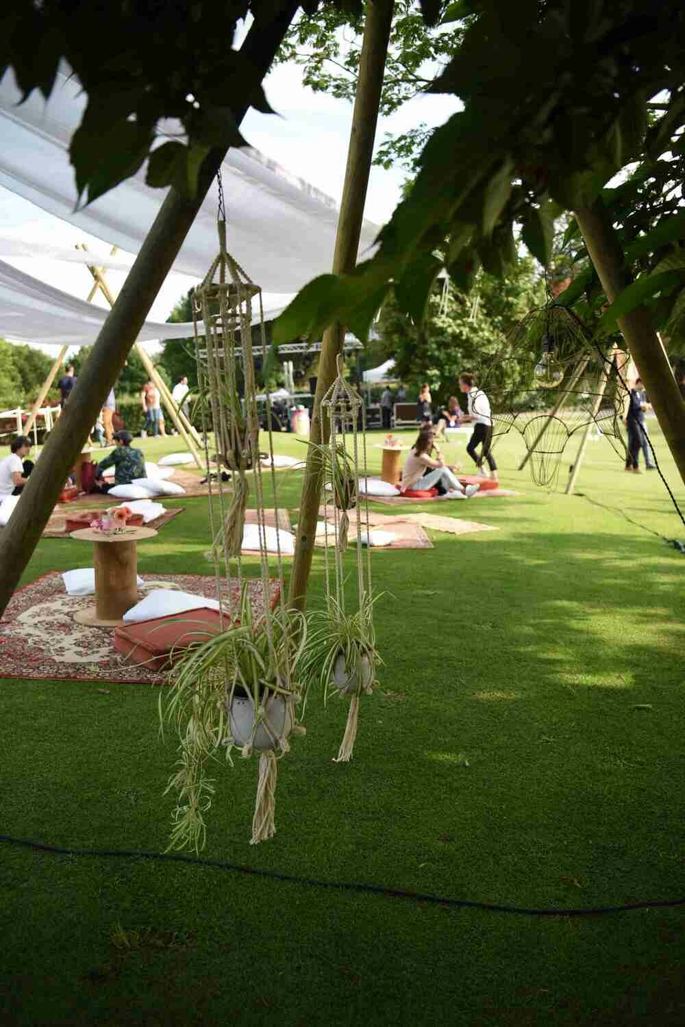 Macramé porte plantes