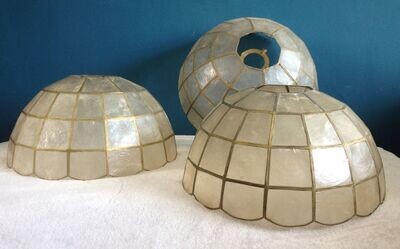 Luminaire suspension nacre petit