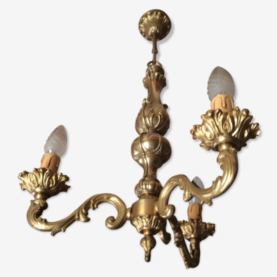 Lustre laiton vintage