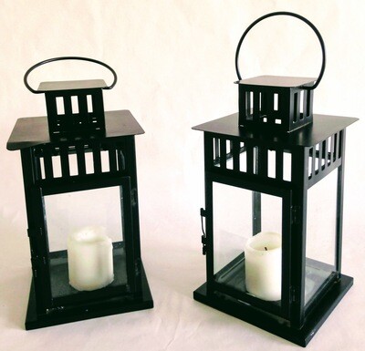 Lanterne métal noire petite