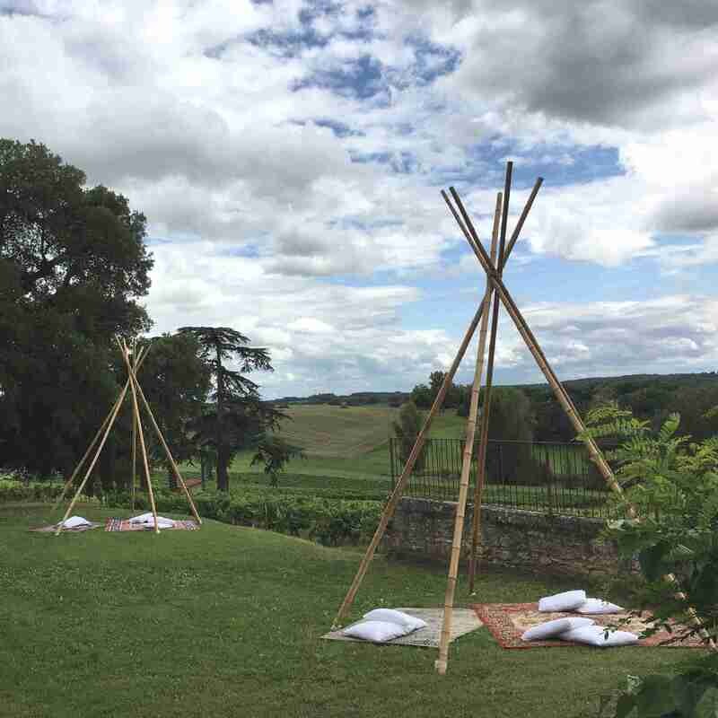Tipi en bambou
