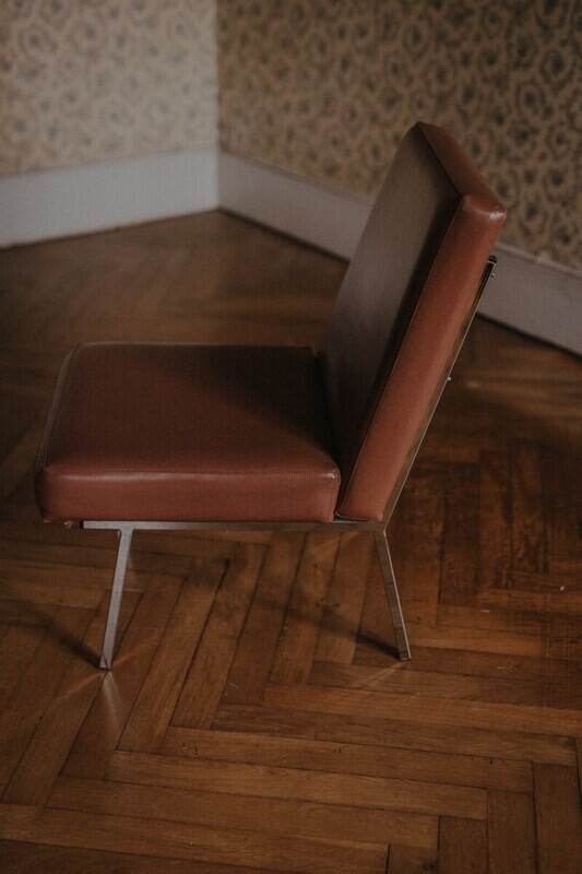 Fauteuil Simili marron