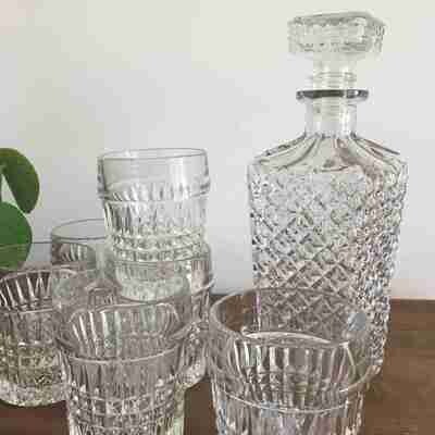 Carafe à whisky avec bouchon