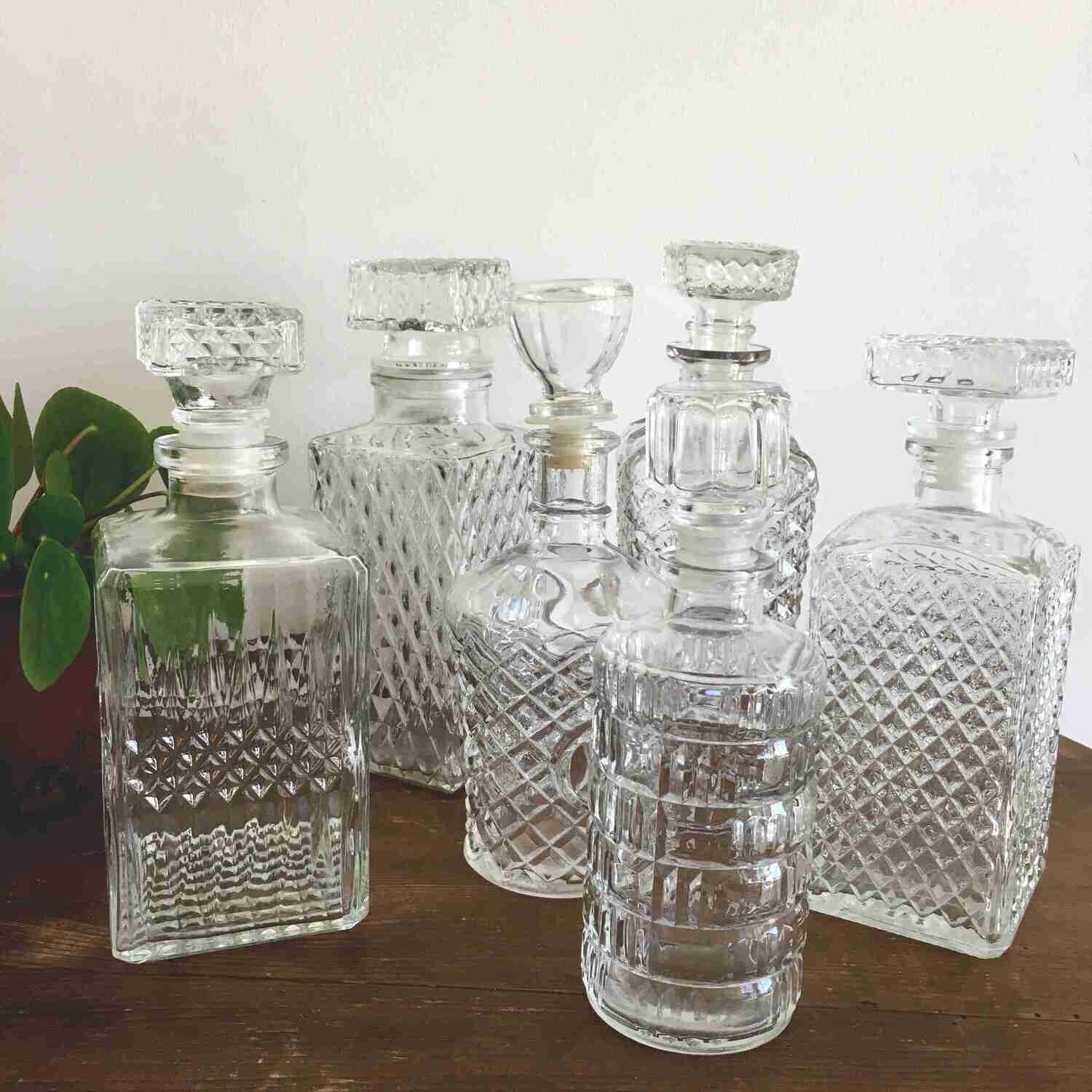 Carafe à whisky avec bouchon
