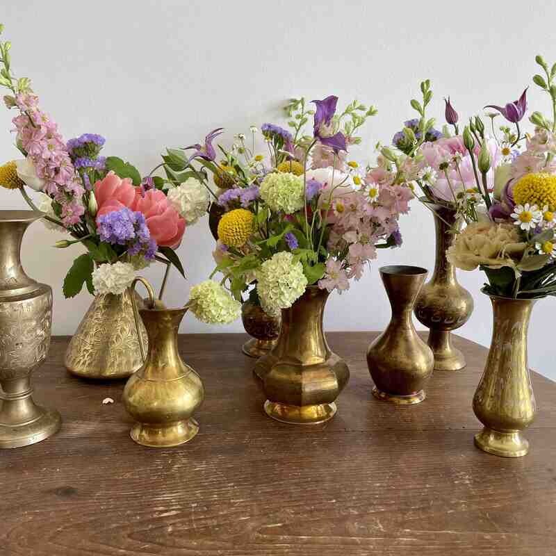 Vase laiton moyen