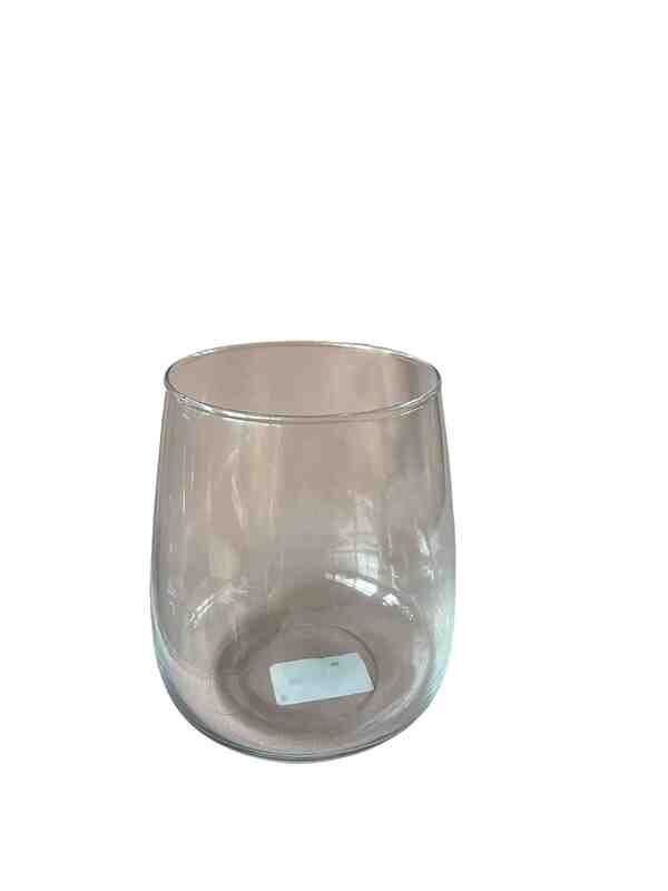 Vase verre rond haut