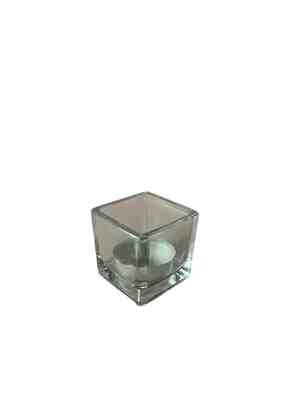 Photophore verre carré Photophore verre carré