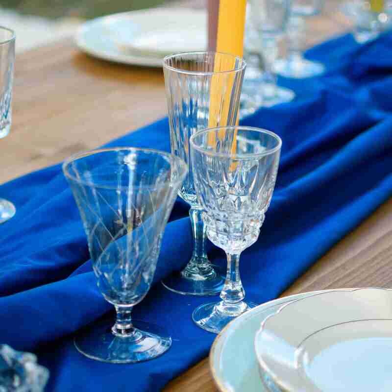 Verre à pied eau