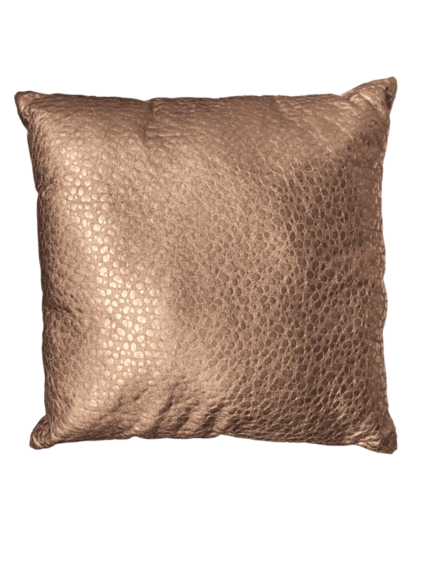 Coussin doré bronze