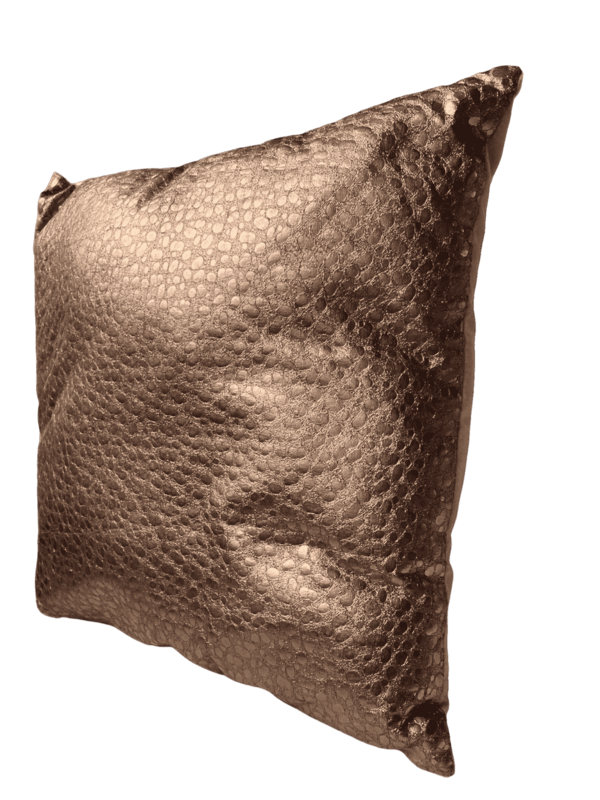 Coussin doré bronze